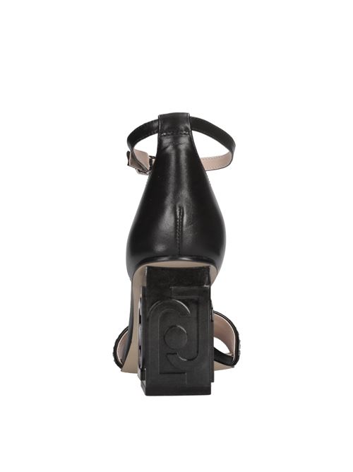 Sandali in pelle e strass LIU JO | IRENE 07 SHINY NAPPANERO